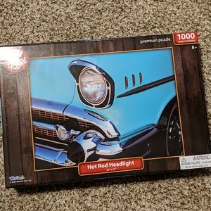 1000 piece premium puzzle Hot Rod Headlight
